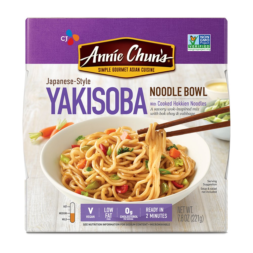 Annie Chun's Yakisoba Noodle Bowl, Non-GMO, 7.9-oz