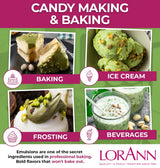 Lorann Oils Pistachio Bakery Emulsion: Genuine Pistachio Aroma, Perfect for Boosting Nutty Notes in Baked Goods, Gluten-Free, Keto-Friendly, Pistachio