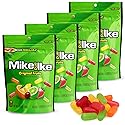Mike and Ike Original Fruits Candy, 4 Pack of Bulk Movie Theater Candy 10 OZ Each, Ideal for Your Favorite Films, Perfect Theater Box for Sharing