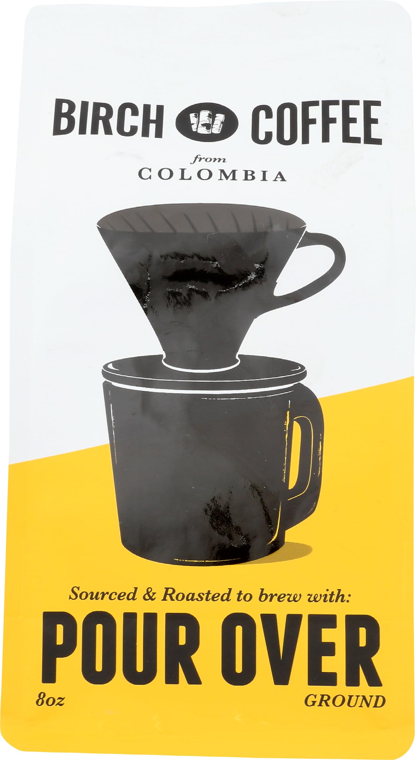 Birch Coffee Colombia Ground Pour Over, 8 OZ