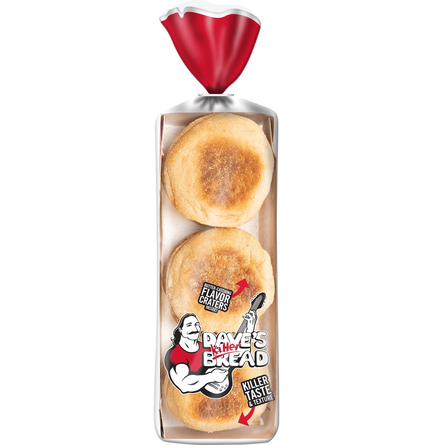 Dave's Killer Bread Killer Classic English Muffins, Organic English Muffins, 6 Count