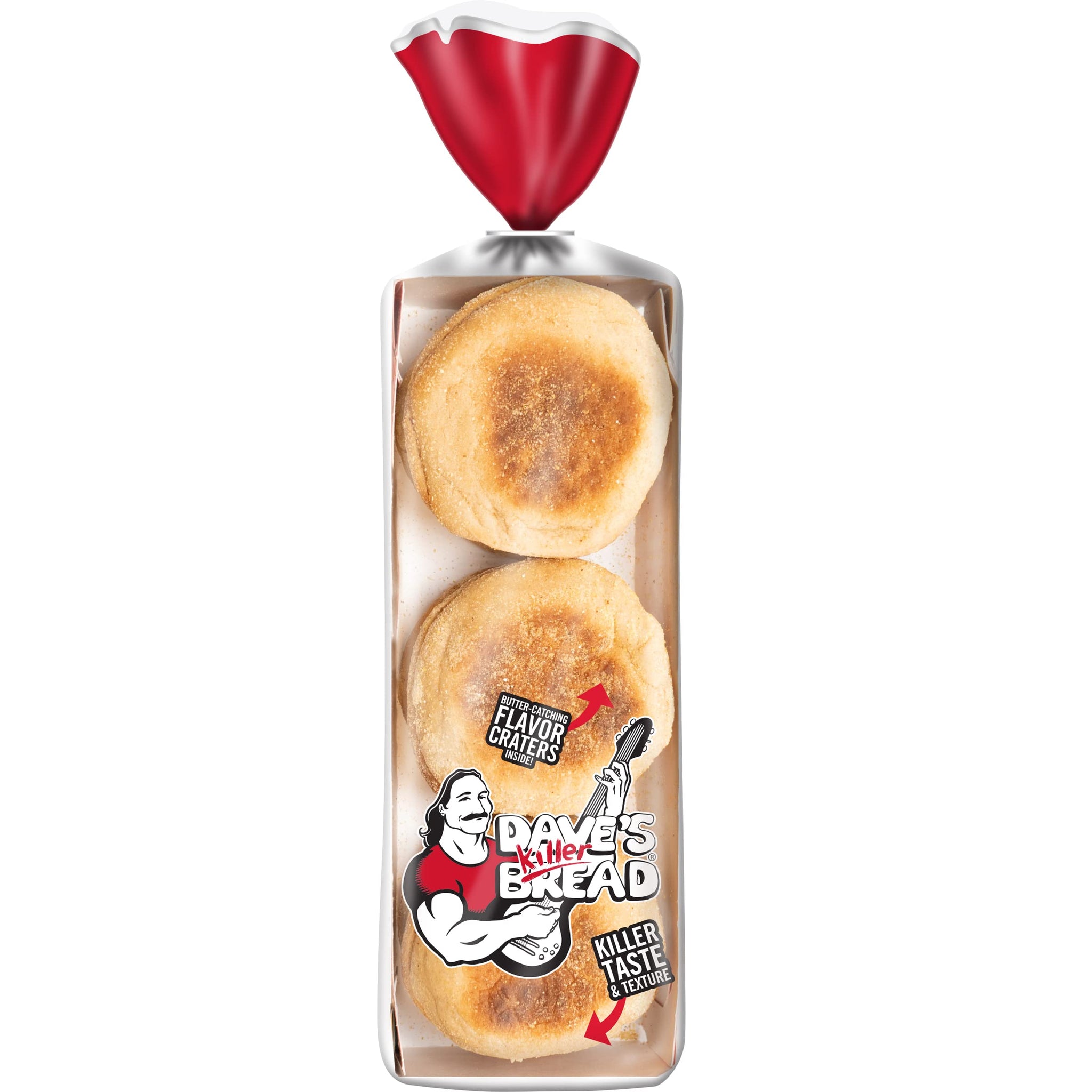 Dave's Killer Bread Killer Classic English Muffins, Organic English Muffins, 6 Count