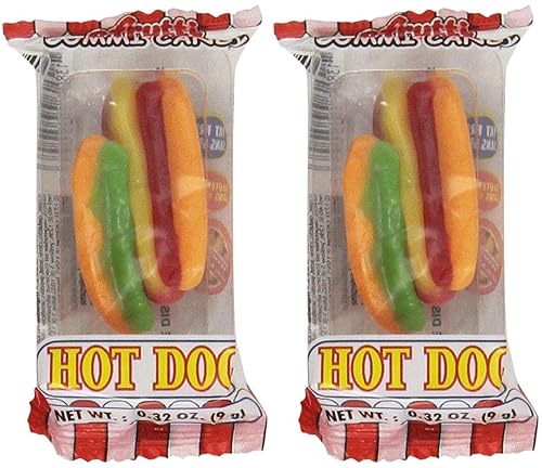eFrutti Hot Dog Gummis 60 Pack, 19 Ounce SET of 2