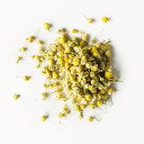 Rishi Tea Golden Chamomile Blossoms Herbal Tea - Organic, Caffeine Free Loose Leaf, Calming Pure Botanical Infusion - 4 Ounces, 28+ Servings