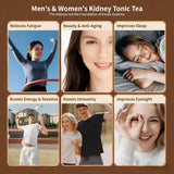 Ginseng Five Treasure Tea, Traditional Chinese Herbal TeaBags for Energy & Kidney Support, Natural Kidney Cleanse Detox Tea for Men & Women Detox