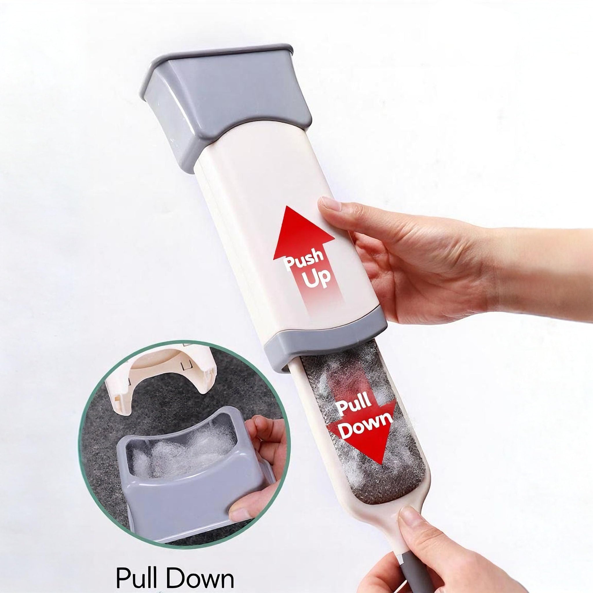 Generic Reusable Double - Sided Lint Remover Brush, Self - Cleaning Design for Clothes, Sofa, Car Seats