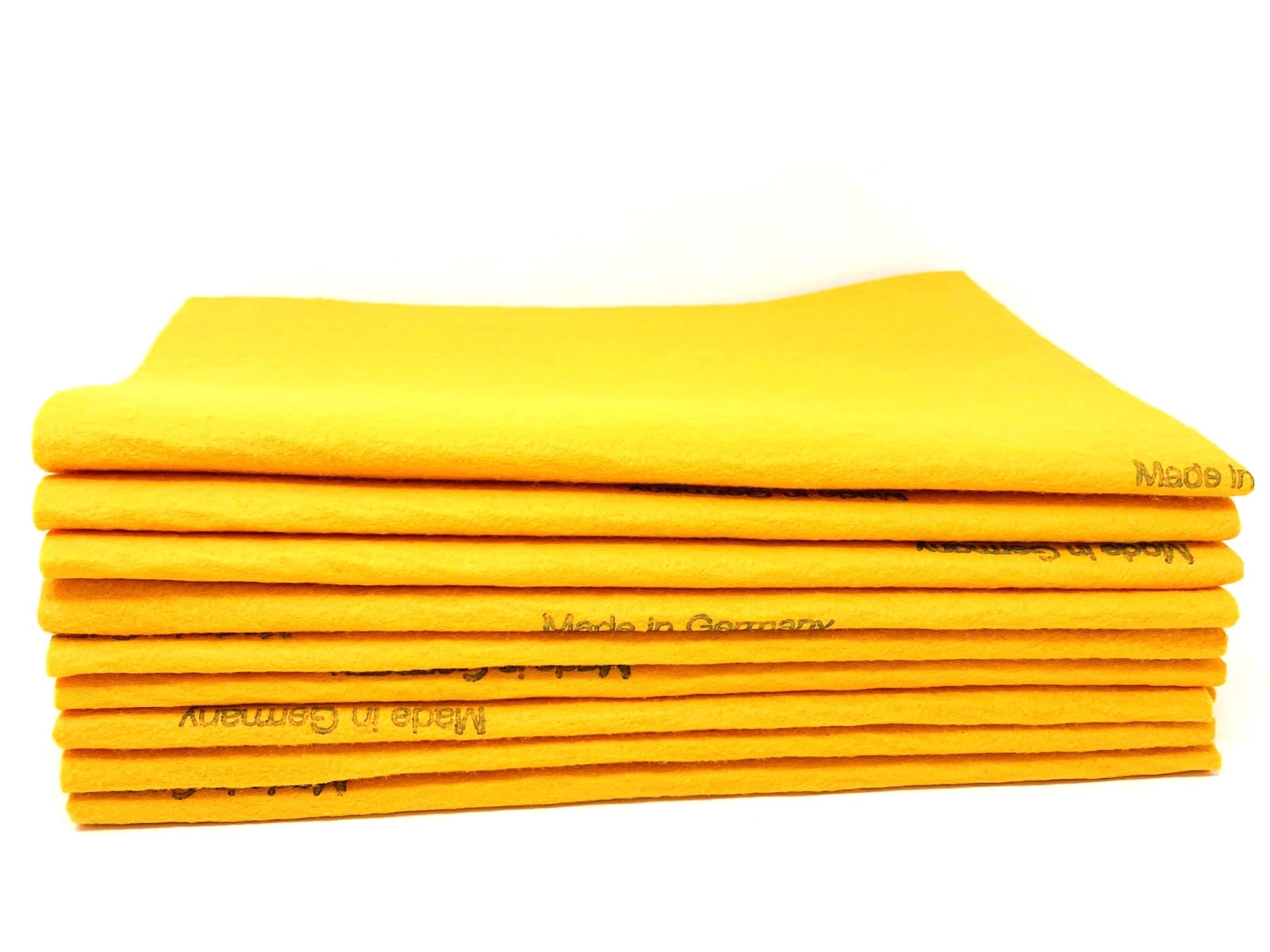 10 Pack Extra Large Original German Shammy Cloths Chamois Towels Absorbent 190g Super Shammy for Pets, Parenting Tool Cleaning for Home and Commercial
