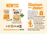 Pip’s Heirloom Snacks Shark Tank Sampler - Variety Pack (11 ct) - Individually Wrapped Whole Grain Snack Packs Made With Heirloom Corn & Avocado Oil