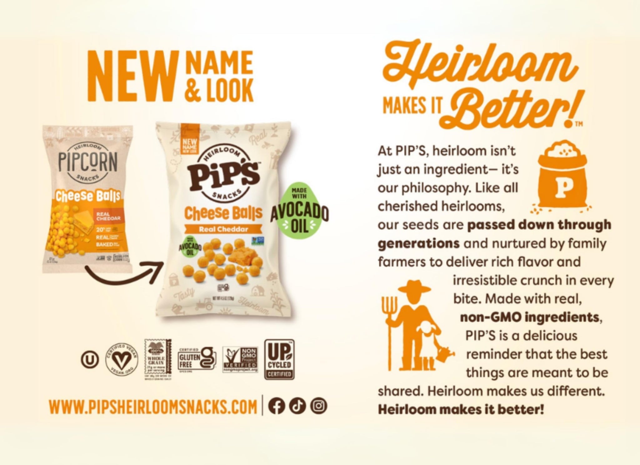 Pip’s Heirloom Snacks Shark Tank Sampler - Variety Pack (11 ct) - Individually Wrapped Whole Grain Snack Packs Made With Heirloom Corn & Avocado Oil