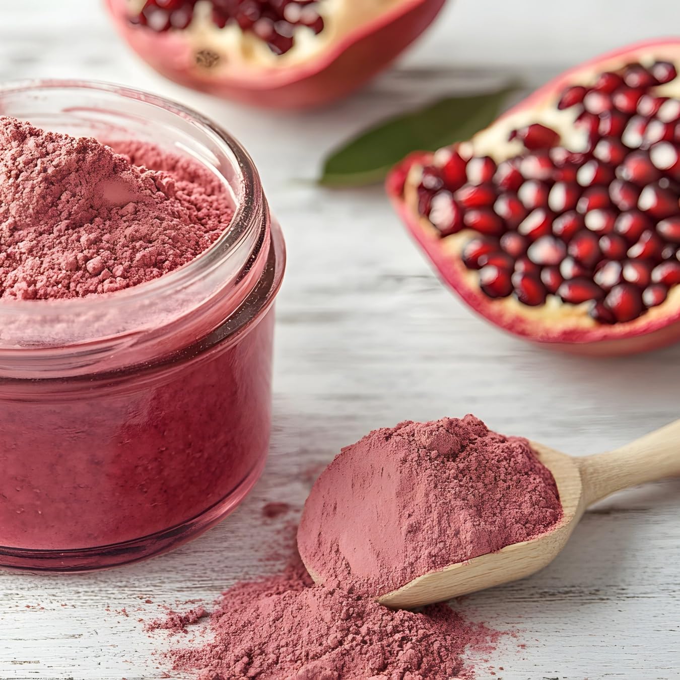 Pomegranate Powder 8 oz - Pure All Natural Powder for Juice, Tea, Smoothies, Baking, Beverage