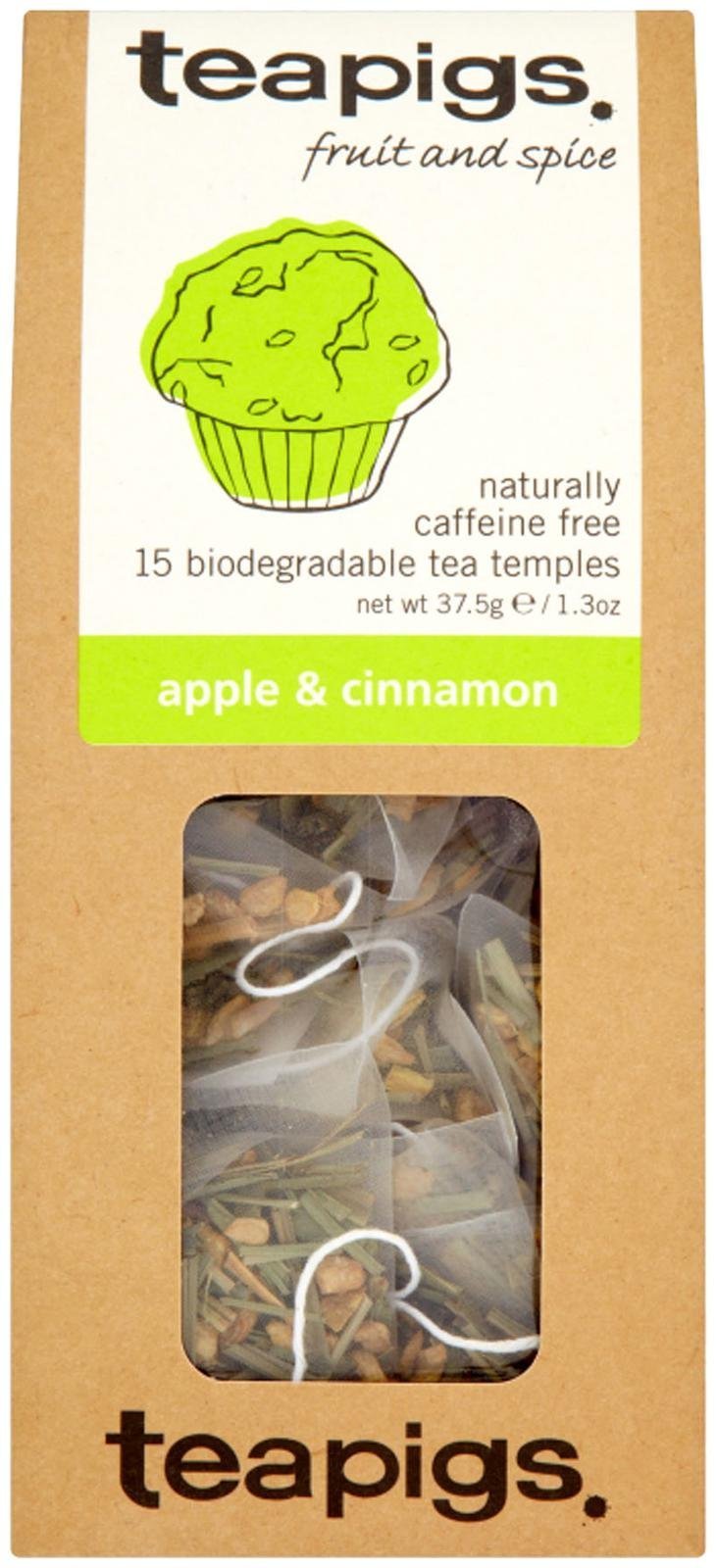 Teapigs Apple & Cinnamon - 15 Tea Temples, 1.3 oz