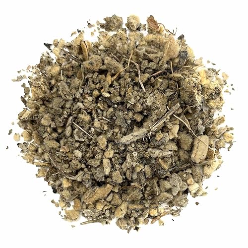 Mullein Leaf Cut & Sifted, by Herb Co, Verbascum Thapsus, Wild Crafted from Bulgaria & Albania, Kosher, for Teas, Infused Oils, Soaps, Salves