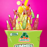 Jarritos Gummies Candy - Single 8oz Bag of Sweet Mexican Gummy Candies with Mixed Natural Flavors - 6 Fruity Flavors - Sweet & Chewy Vegan Gummy Snack