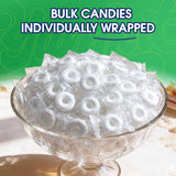 Wint O Green Hard Candy - Individually Wrapped, 1.5 Lb Bulk Bag, Refreshing Breath Mints & Classic White Candy, for Office Desk, Reception, Parties