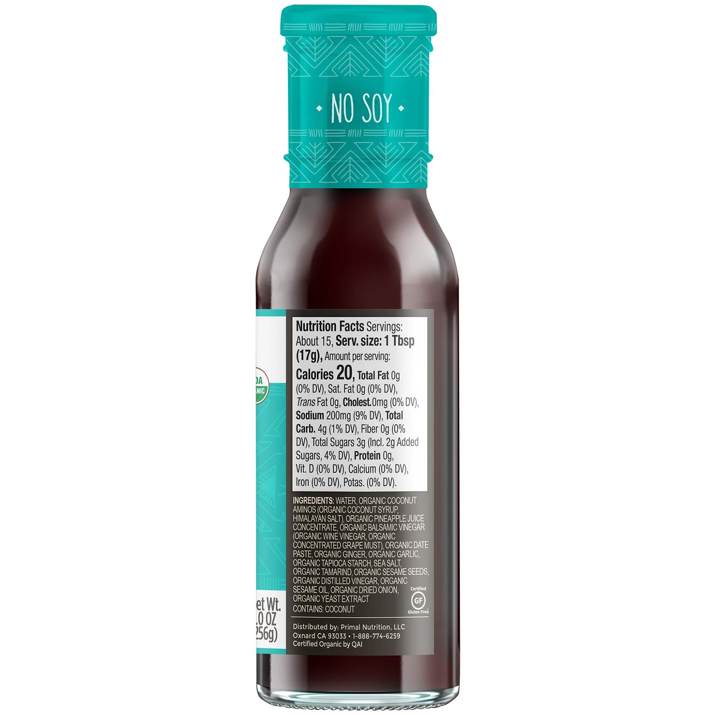 Primal Kitchen No Soy Teriyaki Sauce Variety 2-Pack, Made with Real Ingredients, Includes 1 Island Teriyaki & 1 Original Teriyaki
