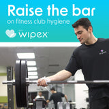 Wipex Disinfecting Wipes Refill - 800ct Antibacterial Wipes for Workout Equipment & Home Gym, EPA Registered, Includes Dispenser, Kills Viruses