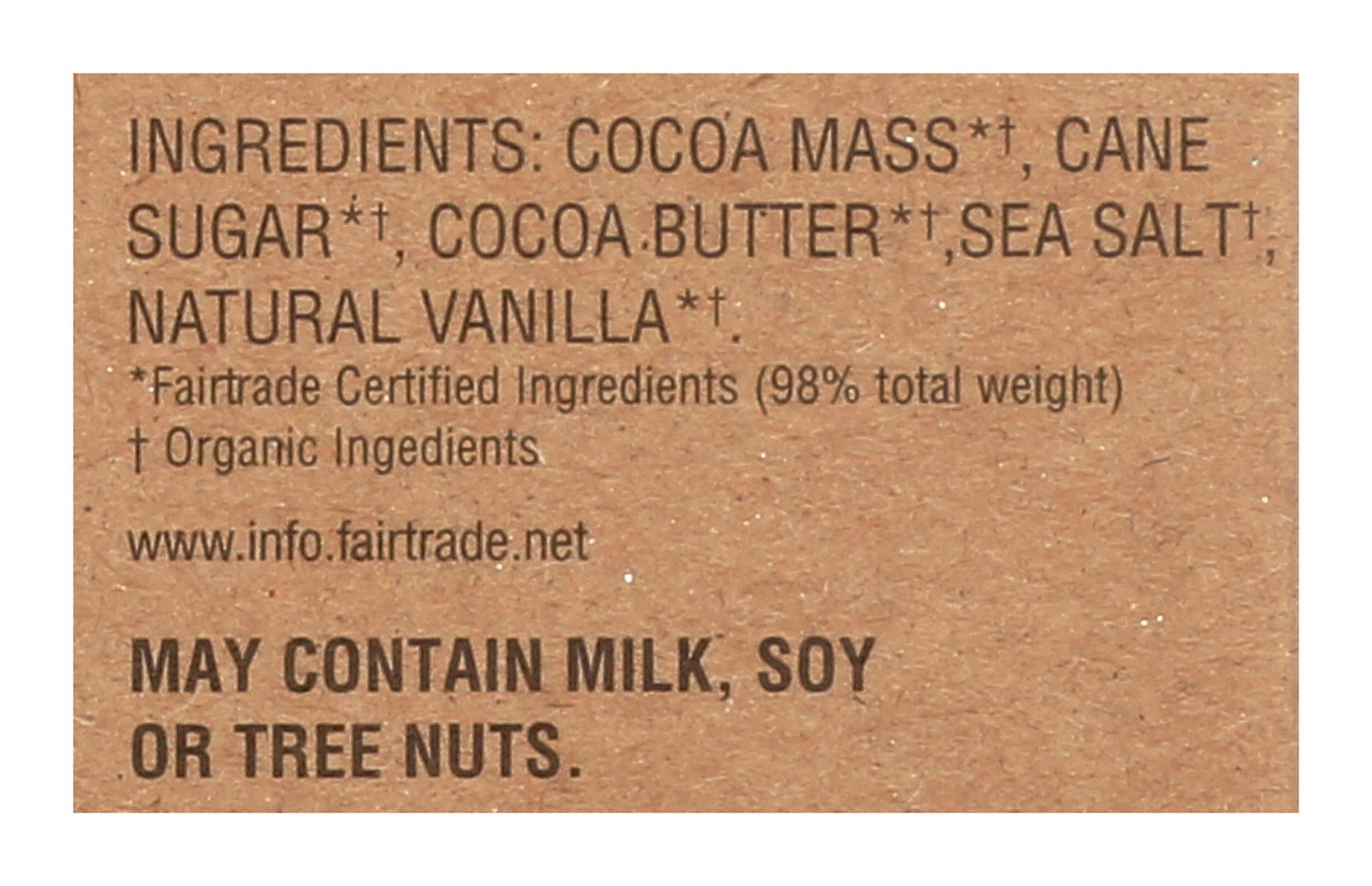 Jelina Chocolatier Organic Sea Salt Chocolate Bar 72%, 3.52 OZ