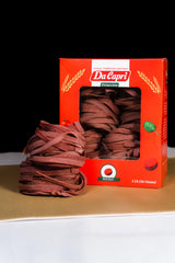 Da Capri Red Beet Fettuccine (Pack Of 2) | Artisanal Homemade Pasta | 16 Oz Vegan & Healthy | 100% Natural & Plant-Based | Easy to make & Fast Cooking