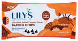 Lily's Sweets, 32% Cocoa Chocolate Salted Caramel Flavor Baking Chips, 9 Ounce