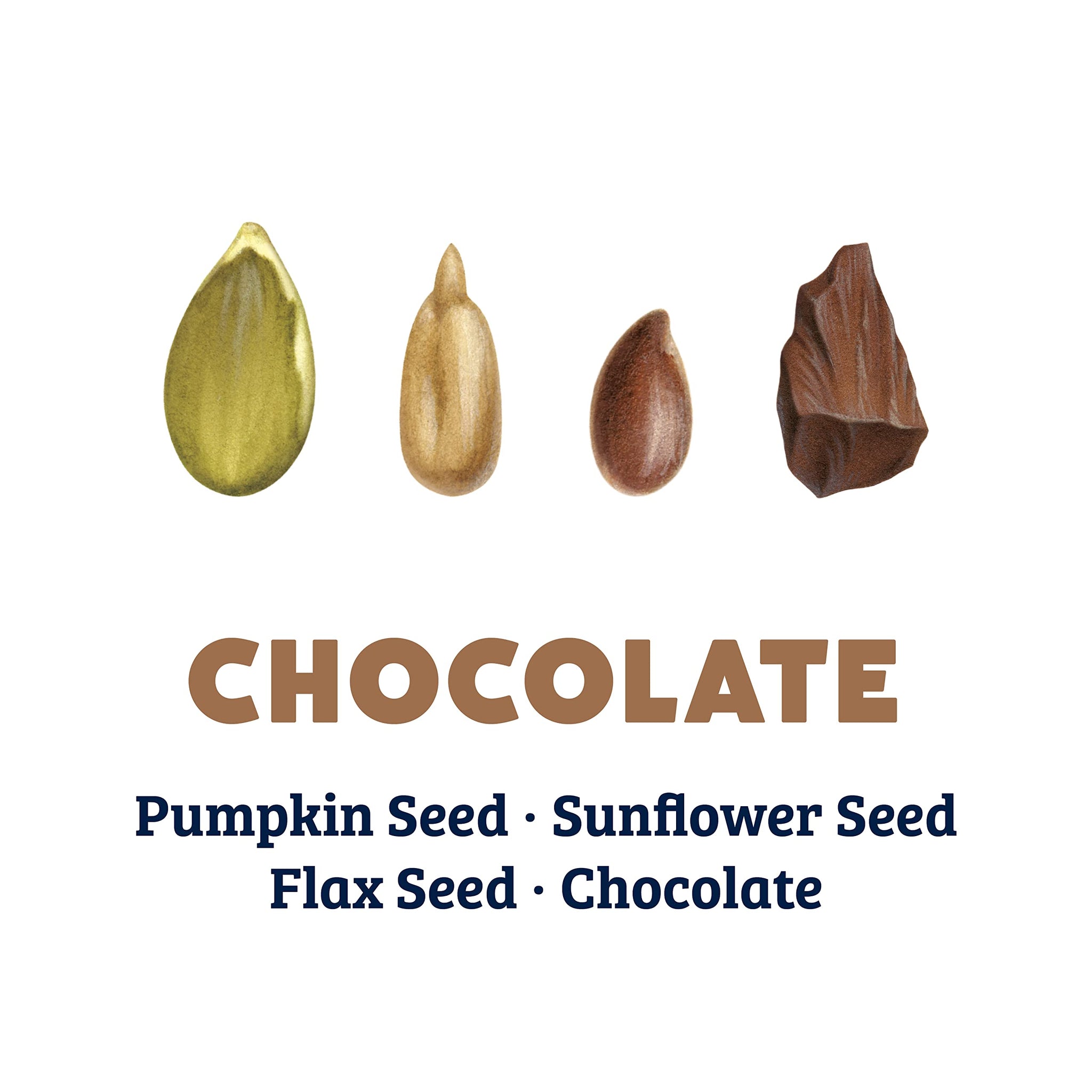 Ozery Bakery Super Seed Crunch Clusters, Chocolate, Plant Based, Vegan, Keto Snack, 5.3 Ounce (Pack of 6)