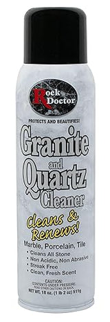 Rock Doctor Granite Cleaner - Cleans& Renews Surfaces - (18 oz) Surface Cleaner Spray, Granite/Marble Countertop Cleaner, Cleaning Spray for Vanity