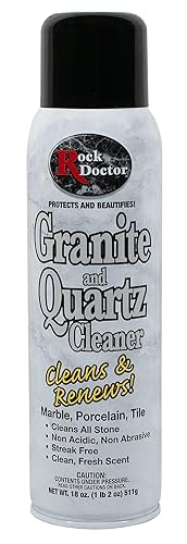 Rock Doctor Granite Cleaner - Cleans& Renews Surfaces - (18 oz) Surface Cleaner Spray, Granite/Marble Countertop Cleaner, Cleaning Spray for Vanity