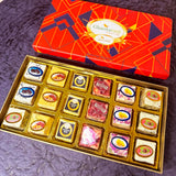 Ghasitaram Gifts Jaiccha Christmas Gifts Assorted Chocolate Bites in Premium Box