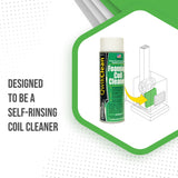 QwikProducts Foaming Coil Cleaner for AC Unit, Heating, Refrigerator, Air Conditioner No Rinse Coil Cleaner Spray Breaks Down Dirt, Dust, Grease