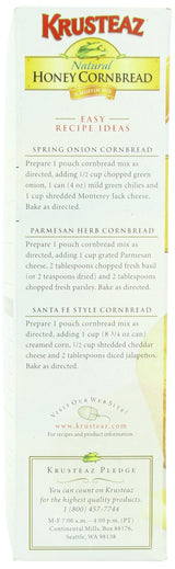 Krusteaz Natural Honey Mix, Cornbread and Muffix, 60 Ounce