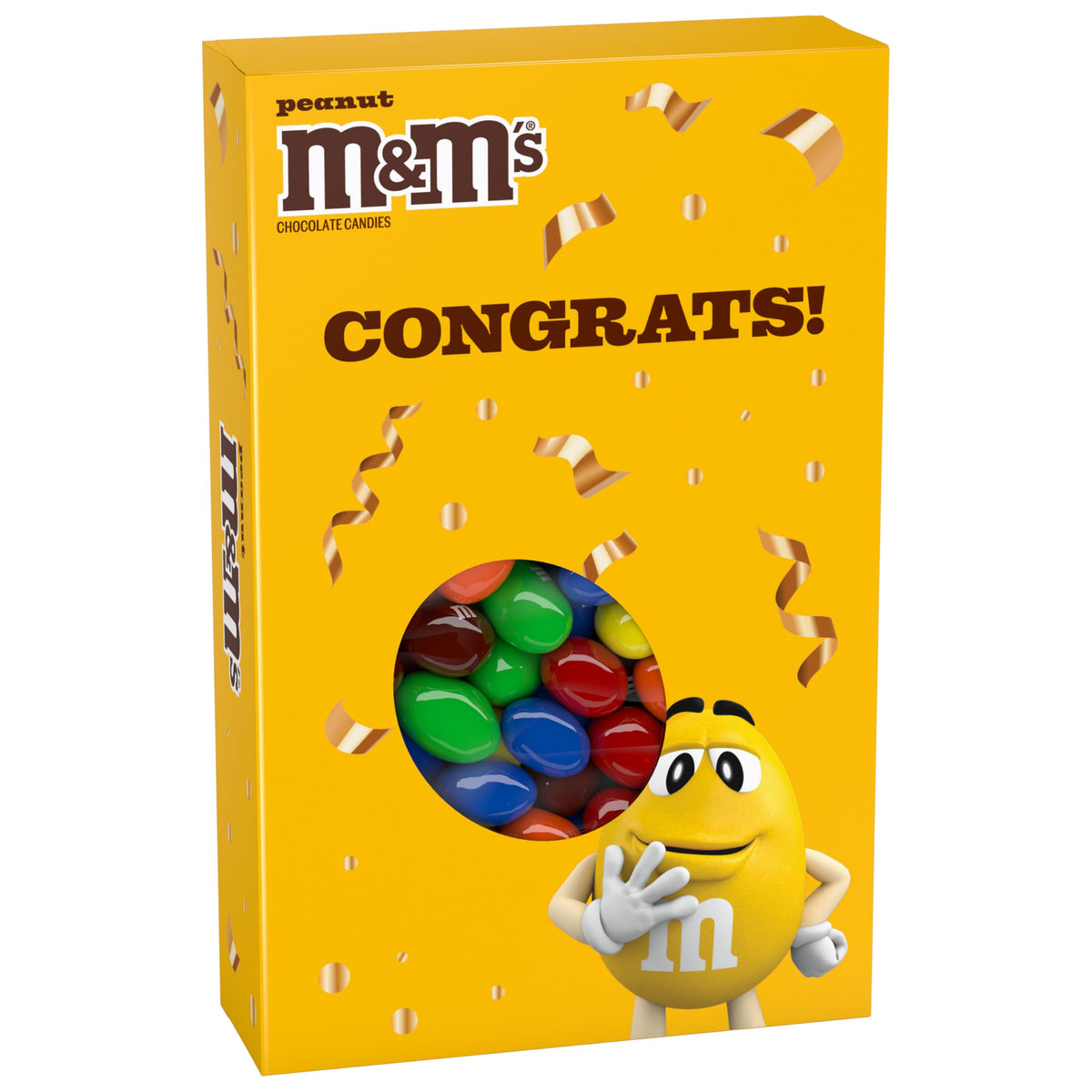 M&M'S Peanut Milk Chocolate Gift Box, M&M Candy, 10.05 oz