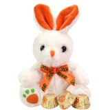 Reese's Peanut Butter Cups and Easter Bunny Plush, Includes 3 Milk Chocolate Candies, Basket Stuffer Treats, 0.93 Ounces