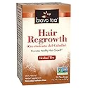 Bravo Tea Hair Regrowth Herbal Tea Caffeine Free, 20 Tea Bags