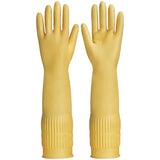 FCTTD Rubber gloves on dishwashing cleaning gloves 3-Pairs,Kitchen dish gloves,Reuseable.(3,Small)