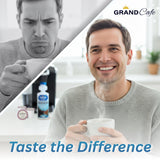 Grand Cafe - Keurig Coffee Machine Descaler and Cleaner Kit - 5 Uses per Bottle + 5 Cleaning Rinse Cups - Compatible with Keurig 2.0 & All