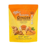 Prince of Peace Instant Ginger Honey Crystals with Turmeric, Value Pack 60 Sachets - Instant Hot or Cold Beverage Easy to Brew - Drink Like a Tea