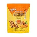 Prince of Peace Instant Ginger Honey Crystals with Turmeric, Value Pack 60 Sachets - Instant Hot or Cold Beverage Easy to Brew - Drink Like a Tea