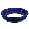 Commercial 237058 Nylon Carpet Polypropylene Scrub Orbiter Brush, 12" Diameter, for ORB550MC Orbiter Floor Machine, Blue