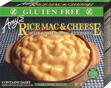 Amy's Frozen Meals, Rice Mac and Cheese, Made with Rice Pasta and Cheddar Cheese, Gluten Free, 9 oz.