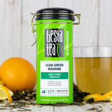 Tiesta Tea - Lean Green Machine, Loose Leaf, Light Citrus Green Tea, Premium Loose Leaf Blend, Medium Caffeinated, Brews Up to 50 Cups, 4 Ounce