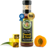 Mr. Spice Organic Sweet and Sour Sauce, Salt Free Sweet & Sour Dipping Sauce (5 mg/serving), Gluten Free, Low Sodium Sauces for Marinade and Wok, No