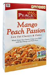 Peace Cereal Clusters & Flakes Cereal - Mango Peach Passion - 10 oz
