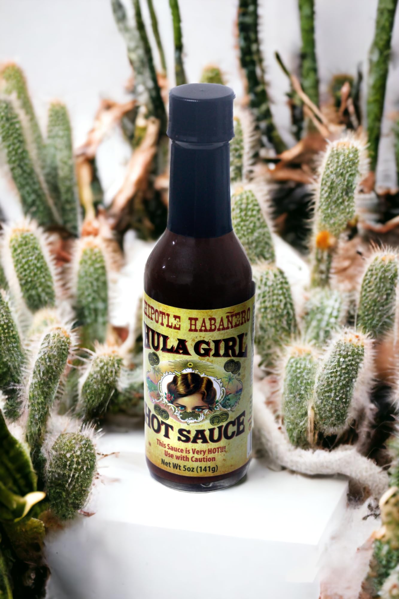 Hula Girl Chipotle Habañero Hot Sauce 5 Oz (0.31 Lb) 141 Grams (Pack of 1)