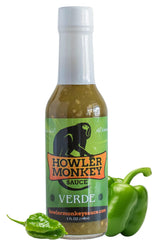 Howler Monkey Sauce - Verde Hot Sauce - 5 Fl Oz (Pack of 1)