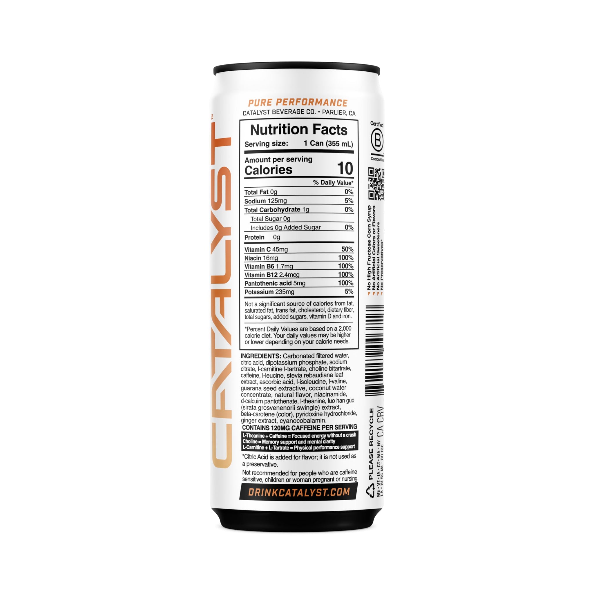 CATALYST | Orange Dream Energy Drink, 12 FL OZ, 12 Pack