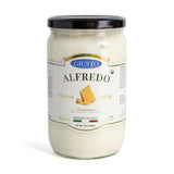 Giusto Sapore Traditional Italian Pasta Sauce 24oz - All Natural Non GMO Italian Premium Gourmet Brand - Made in Italy and Family Owned (Alfredo