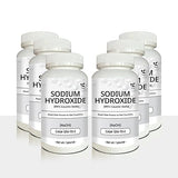 Yield RX Sodium Hydroxide (Caustic Soda) - Ultimate Drain Opener and Cleaner Chemical Solution | Pack of 6