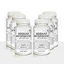 Yield RX Sodium Hydroxide (Caustic Soda) - Ultimate Drain Opener and Cleaner Chemical Solution | Pack of 6