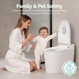 XuEpeTim Smart Toilet UV-C Sanitizing &Odor-Control System - Motion-Activated, Chemical-Free Automatic Deodorizer with Safety Sensor & Long-Life