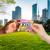EXTRA Pink Lemonade Gum - Sugar Free Chewing Gum Bulk Pack, 10 Packs per Inner, Total 150 Sticks