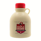The Maple Dude - Pure Maple Syrup - (Medium, 16oz - Pint) | Natural | Made in Wisconsin | Great for Pancakes/Waffles